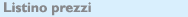 Listino prezzi